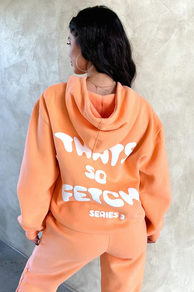 Oversize Hoodie Set -Peach