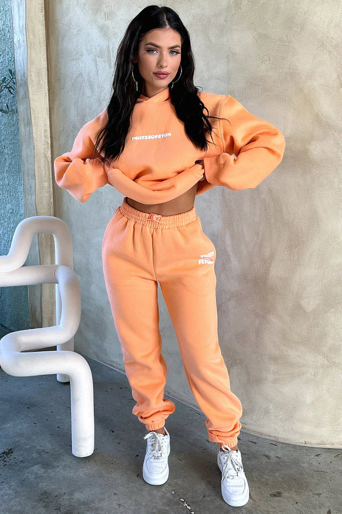 Oversize Hoodie Set -Peach