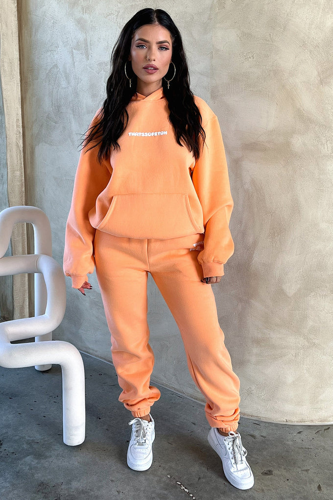 Oversize Hoodie Set -Peach