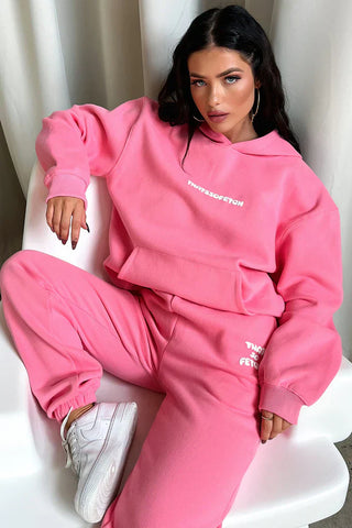 Oversize Hoodie Set - Pink