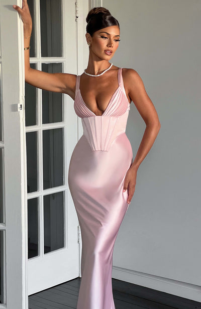 Kendall Maxi Dress - Blush