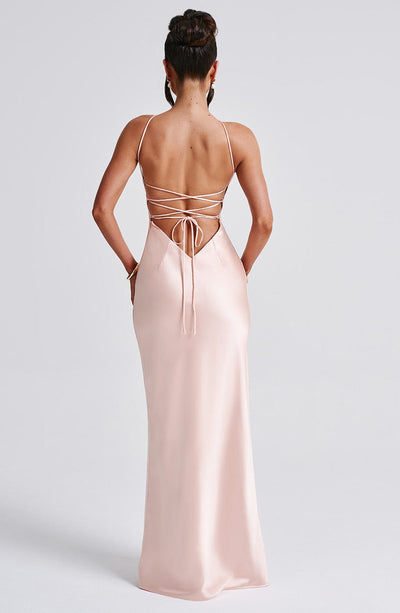 Maria Maxi Dress - Peach