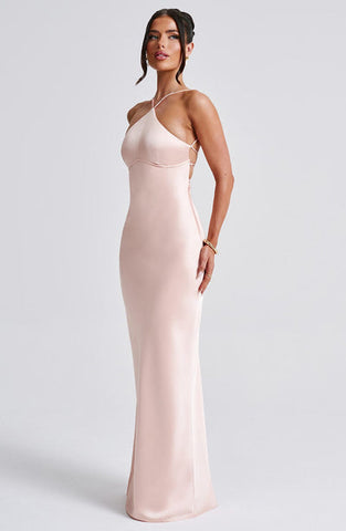 Maria Maxi Dress - Peach