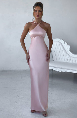 Maria Maxi Dress - Peach