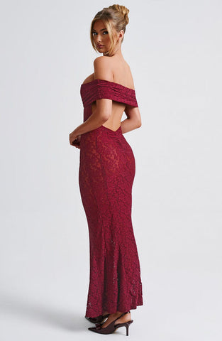 Maeve Maxi Dress - Burgundy