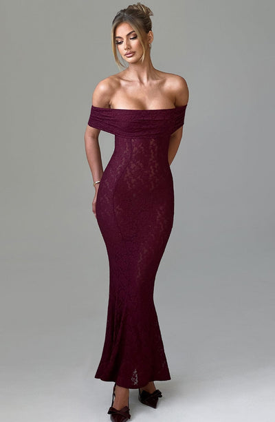 Maeve Maxi Dress - Burgundy