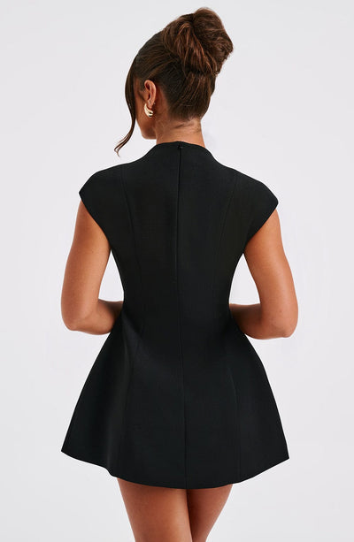 Michaela Mini Dress - Black