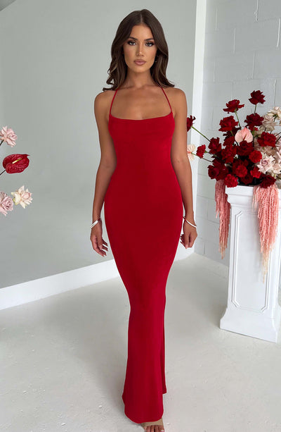 Harper Maxi Dress - Red