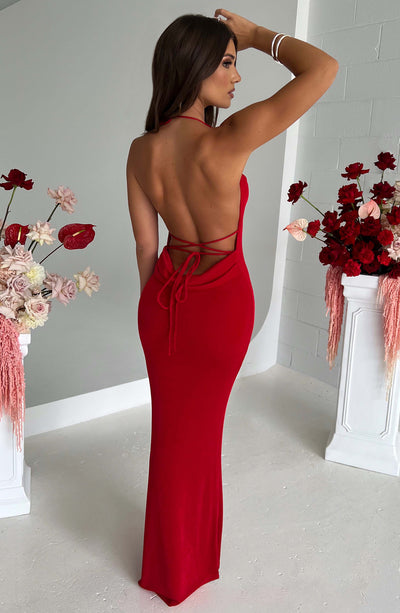 Harper Maxi Dress - Red