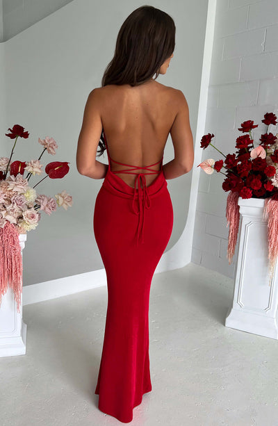 Harper Maxi Dress - Red