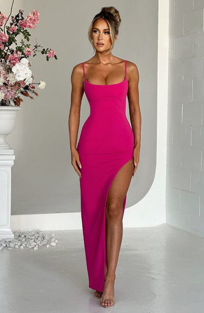 Martha Maxi Dress - Hot Pink