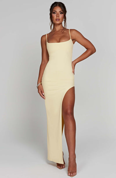 Martha Maxi Dress - Lemon