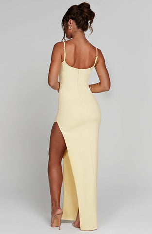 Martha Maxi Dress - Lemon