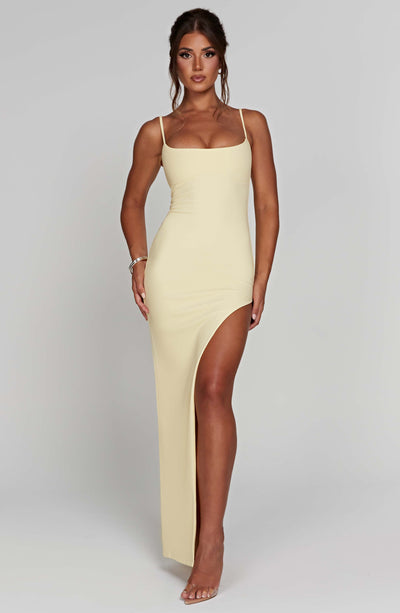 Martha Maxi Dress - Lemon