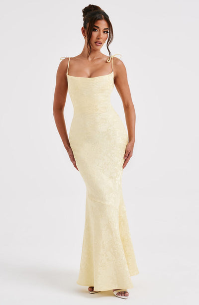 Esther Maxi Dress - Lemon