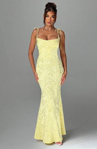 Esther Maxi Dress - Lemon