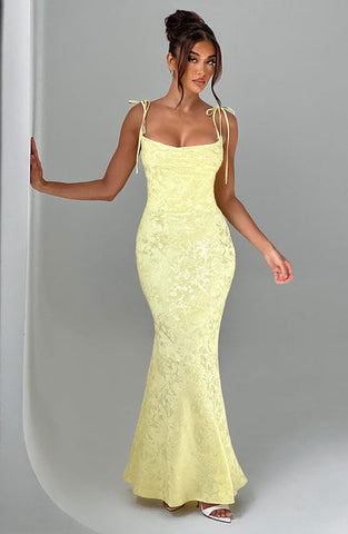 Esther Maxi Dress - Lemon