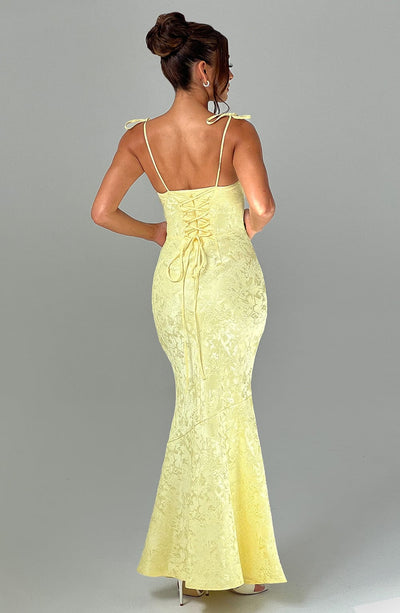 Esther Maxi Dress - Lemon