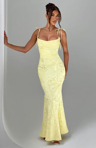 Esther Maxi Dress - Lemon