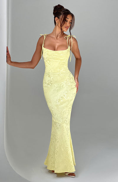 Esther Maxi Dress - Lemon