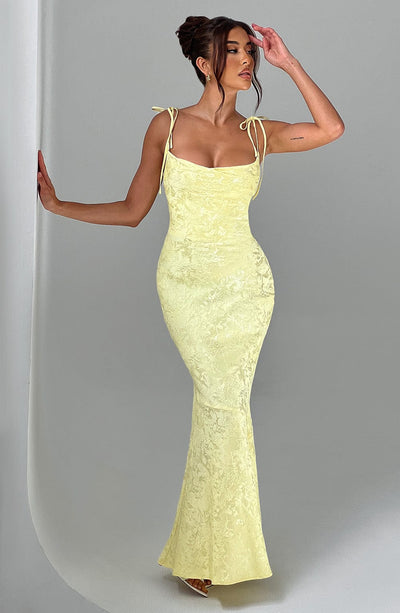 Esther Maxi Dress - Lemon