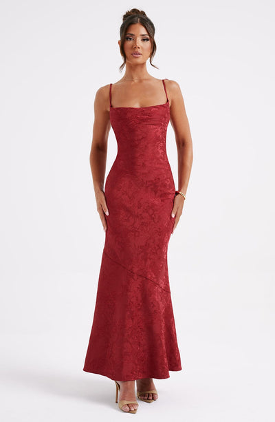 Esther Maxi Dress - Red