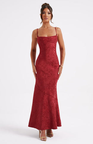 Esther Maxi Dress - Red