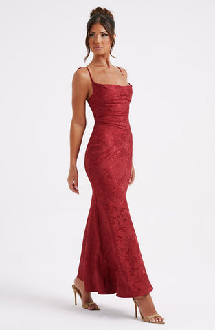 Esther Maxi Dress - Red