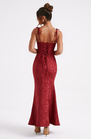 Esther Maxi Dress - Red