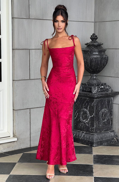 Esther Maxi Dress - Red