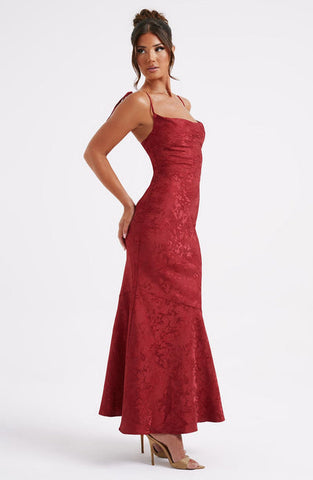 Esther Maxi Dress - Red