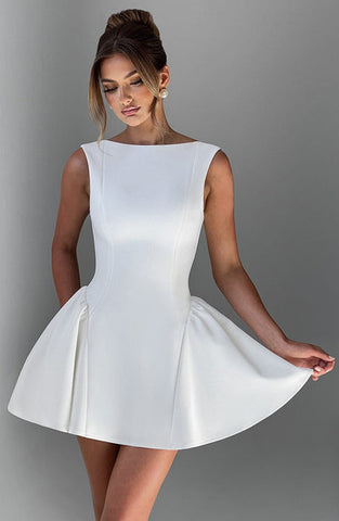 Michelle Mini Dress - Ivory