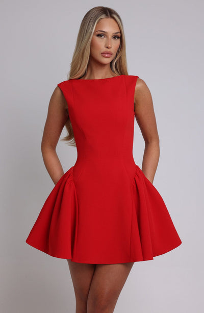 Michelle Mini Dress - Red