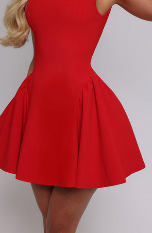 Michelle Mini Dress - Red