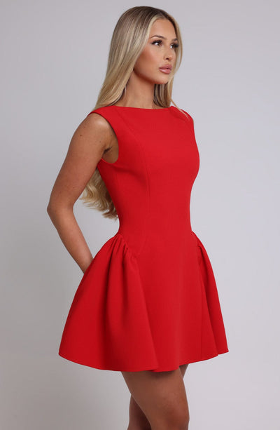 Michelle Mini Dress - Red