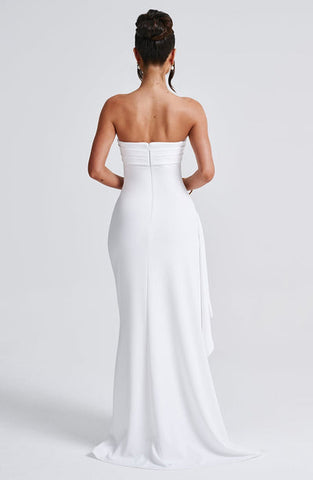 Elena Maxi Dress - White