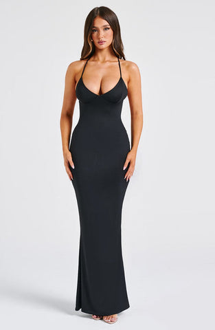 Marie Maxi Dress - Black