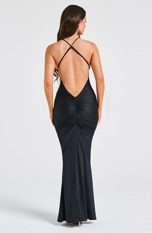 Marie Maxi Dress - Black