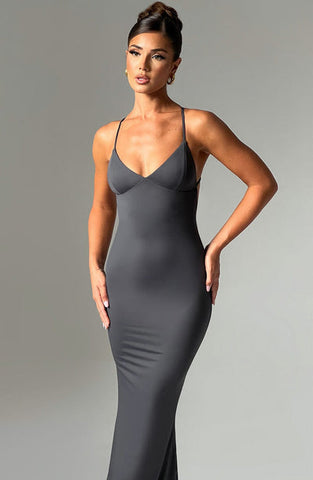 Mason Maxi Dress - Charcoal