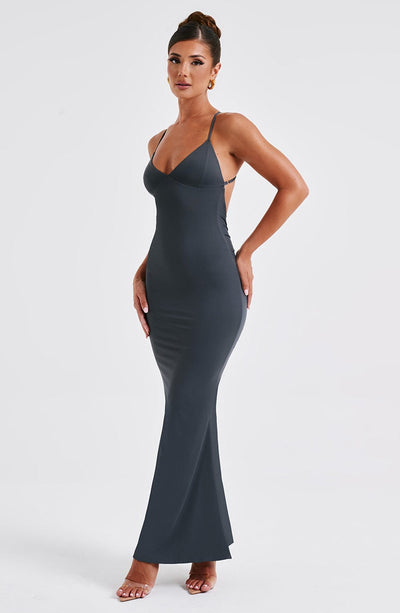 Mason Maxi Dress - Charcoal