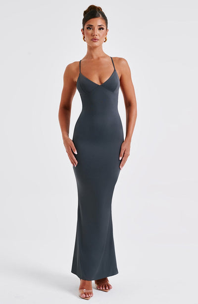 Mason Maxi Dress - Charcoal