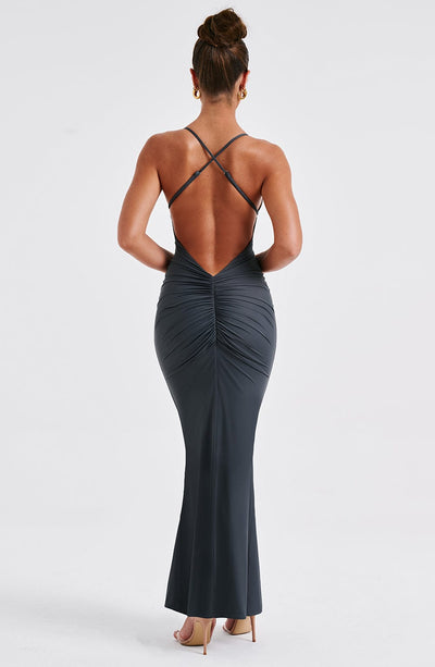 Mason Maxi Dress - Charcoal